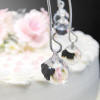 sea shell crystal wedding cake drops