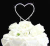 heart wedding cake topper
