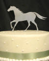 wmi horse wedding cake topper