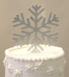 wmi snowflake wedding cake topper