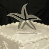 wmi starfish wedding cake topper