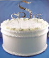 personalized monogram initials wedding cake topper