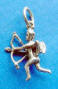 sterling silver 3-d cupid charm
