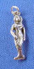 handmade sterling silver 3-d mermaid charm