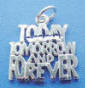 sterling silver today tomorrow forever charm