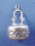 sterling silver 3-d handmade thai silver purse charm