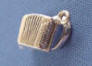 sterling silver 3-d accordion charm