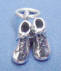 sterling silver baby booties charm