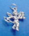 sterling silver cupid charm
