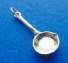 sterling silver frying pan charm