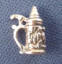 sterling silver beer stein charm