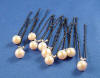 single pearl hair pins