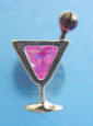 sterling silver cosmopolitan pin