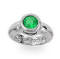 Sterling silver cubic zirconia mini ring birthstone charms