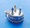 sterling silver birthday cake charm