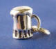 sterling silver beer mug charm