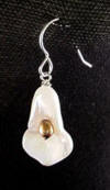 calla lily earrings