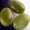 olive serpentine cabachons