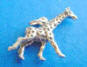 sterling silver giraffe baby shower cake charm
