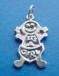 sterling silver it's a girl charm