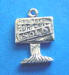 sterling silver real estate wedding cake charm
