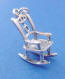 sterling silver rocking chair charms for your bridesmaid charm cake