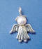 sterling silver angel charm with freshwater pearl