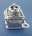 sterling silver ark of the covenant charm