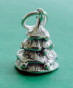 sterling silver 3-d Christmas tree charm