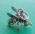 sterling silver 3-d bee charm
