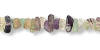 genuine rainbow fluorite gemstone chips for your sterling silver anklet