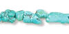 genuine turquoise gemstone chips for your hand-crafted sterling silver anklet