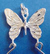 sterling silver butterfly charmholder