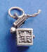 sterling silver cross prayer box charm