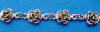 sterling silver antiqued roses link bracelet