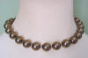 bronze shell pearl necklace