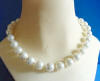 white shell pearl necklace