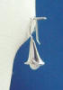sterling silver white freshwater pearl calla lily earring