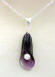 amethyst freshwater pearl calla lily necklace