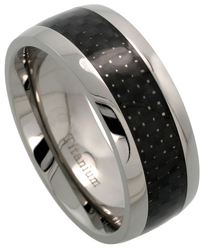 Black Titanium Wedding Rings