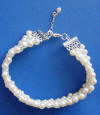 5-strand woven pearl bracelet