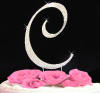 c cake topper