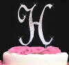 h cake topper