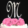 m cake topper