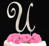 u cake topper