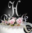 sparkle crystal wedding cake topper