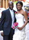 the bride and groom - what a gorgeous couple