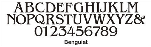 monogram wedding cake topper benguiat font style