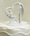 bride and groom wedding cake topper