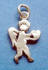 sterling silver cupid charm